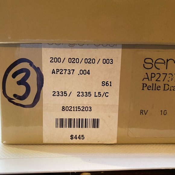 Sergio Rossi brown Italian leather flat NWT - Picture 7 of 8